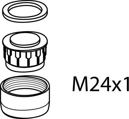 Ideal Standard IS Strahlregler M24x1 Chrom – Verchromter Wasserstrahlregler für Armaturen