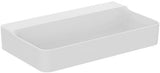 Ideal Standard Conca Aufsatzwaschtisch 800x450x145mm geschliffen Weiß ohne Hahnloch
