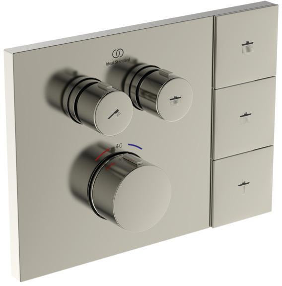 Ideal Standard Ceratherm Navigo Solos Brausethermostat UP Chrom – thermostatisch, 24 l/min, Messing