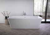 Ideal Standard Tonic II Duo-Badewanne freistehend 1800x800x600 mm Seidenweiß