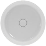 Ideal Standard Ipalyss Aufsatzwaschtisch 400x400mm Seidenweiß ohne Hahnloch ohne Überlauf