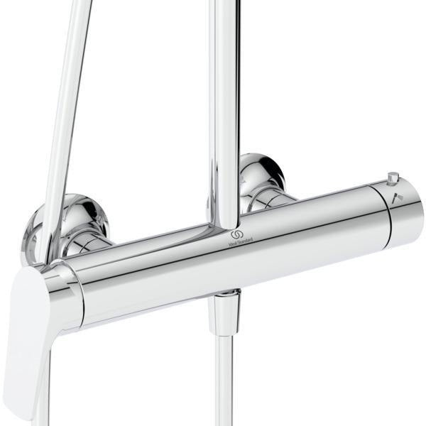 Ideal Standard La Dolce Vita Duschsystem mit Brausearmatur, Kopf- und Handbrause, Chrom
