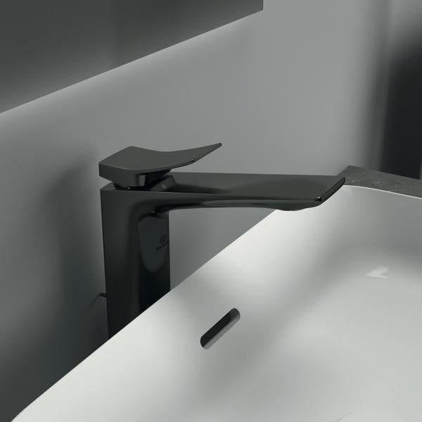 Ideal Standard Conca Waschtischarmatur Brushed Gold mit Ablaufgarnitur und 150 mm Auslauf