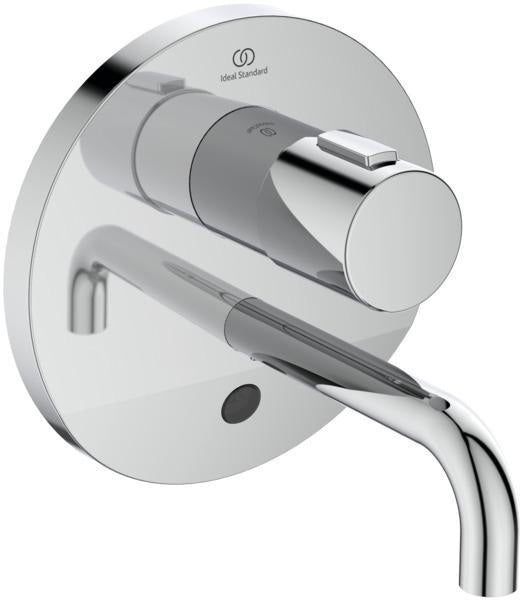 Ideal Standard Ceraplus Sensor-Wand-Waschtischarmatur mit Thermostat, Batteriebetrieb, Chrom