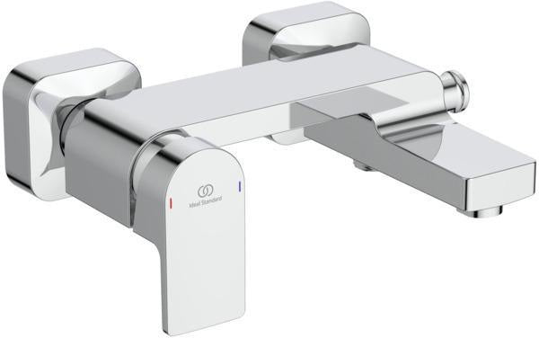 Ideal Standard Edge Badearmatur Aufputz 164 mm Chrom mit Keramikkartusche