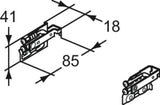 Ideal Standard Eurovit Schrankaufhänger-Set EF02567 – Passgenaue Ersatzteile für Sanitärinstallation