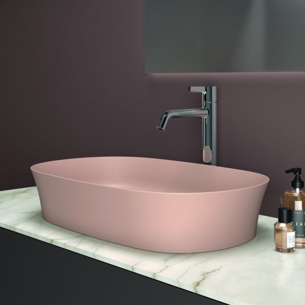 Ideal Standard Ipalyss Aufsatzschale 600x380x120 mm Seidenweiß ohne Hahnloch und Überlauf