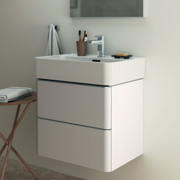 Ideal Standard Waschtisch Strada II 600 mm, 1 Hahnloch, mit Überlauf, Weiß