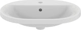 IDEAL STANDARD Connect Einbauwaschtisch oval 620 mm mit Ideal Plus Beschichtung