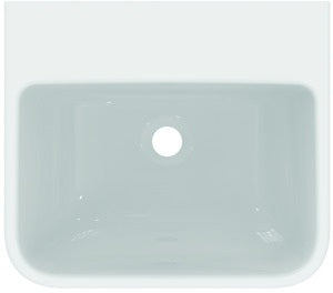 Ideal Standard i.life B Waschtisch 500x440x180mm Weiß – ohne Hahnloch, ohne Überlauf