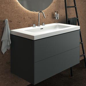 Ideal Standard Extra Möbelwaschtisch 1010 mm, 3 Hahnlöcher, mit Überlauf, Weiß