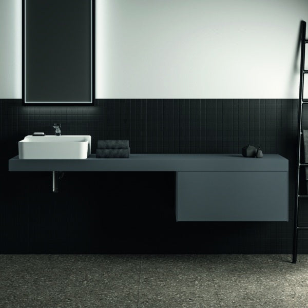 Ideal Standard Conca Konsole 1600x505x80 mm Weiß – Rechteckige Waschtischplatte