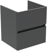 Ideal Standard Eurovit+ Möbelpaket mit Waschtisch 51 cm, Unterschrank 50 cm und 2 Auszügen in Grau