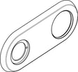 IDEAL STANDARD Rosette Melange 110 mm Chrom für UP-Wand-WT – Verchromte Armaturenrosette