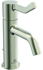 IDEAL STANDARD Joy Waschtischarmatur 110 mm mit Ablaufgarnitur und langem Griff in Brushed Gold