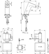 Ideal Standard Intellimix Sensor-Waschtischarmatur mit Seifenspender, Chrom – berührungslose Steuerung