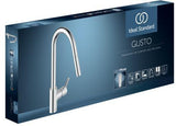 IDEAL STANDARD Gusto Küchenarmatur 241 mm Auslauf mit 2-Funktions-Brause Silver Storm