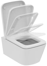 Ideal Standard Blend Cube WC-Paket wandhängend, randlos, mit SoftClosing-Sitz, 365x540x375 mm, Weiß