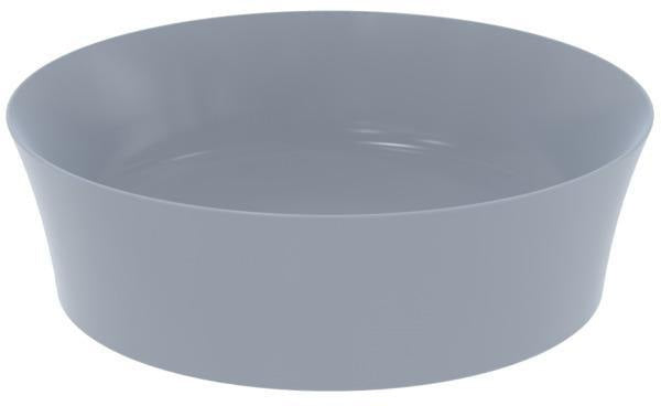 Ideal Standard Ipalyss Aufsatzwaschtisch 400x400mm Seidenweiß ohne Hahnloch ohne Überlauf