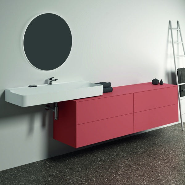 Ideal Standard WT-Unterschrank Conca, 4 Auszüge, ohne Ausschnitt, 1987x505x550 mm, Walnuss Dunkel