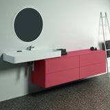 Ideal Standard WT-Unterschrank Conca, 4 Auszüge, ohne Ausschnitt, 1987x505x550 mm, Walnuss Dunkel