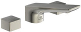 Ideal Standard Conca 3-Loch-Waschtischarmatur Brushed Gold mit Ablaufgarnitur, Ausladung 133 mm