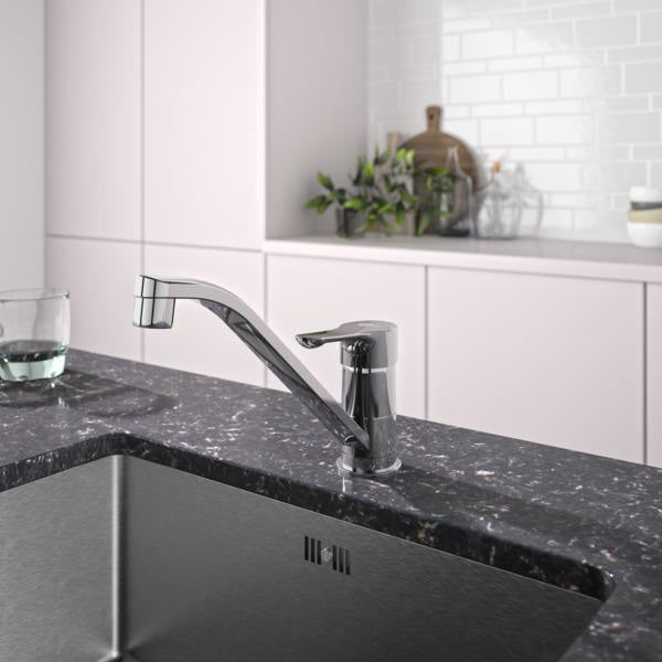 Ideal Standard Alpha Küchenarmatur, chrom, 224 mm Ausladung, schwenkbar