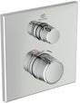 Ideal Standard Ceratherm Navigo Brausethermostat Unterputz eckig Chrom – 1 Verbraucher, DICHT-FIX