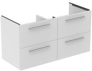 Ideal Standard i.life B Waschtischunterschrank 1200 mm, 4 Auszüge, Weiß matt, wandhängend