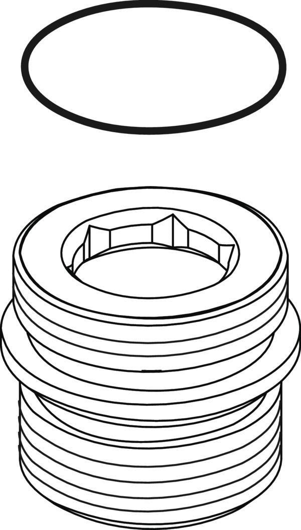 Ideal Standard Nippel-Set M22x1/G1/2 Brushed Gold – Anschlussnippel für Sanitärinstallationen