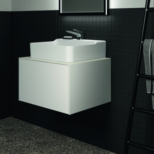 Ideal Standard Conca WT-Unterschrank 600 mm Eiche geflammt, 1 Auszug mit Push-Open