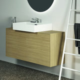 Ideal Standard Handtuchhaken Conca Cube eckig in Brushed Gold – Wandmontage mit verdeckter Befestigung