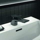 Ideal Standard Conca Waschtischarmatur Brushed Gold mit Ablaufgarnitur 132mm Ausladung