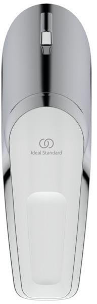 Ideal Standard Ceramix Blue Waschtischarmatur Chrom mit Ablaufgarnitur und Kupferrohren