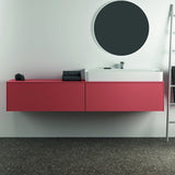 Ideal Standard Conca Waschtischunterschrank 1987 mm weiß mit 2 Auszügen und Ausschnitt