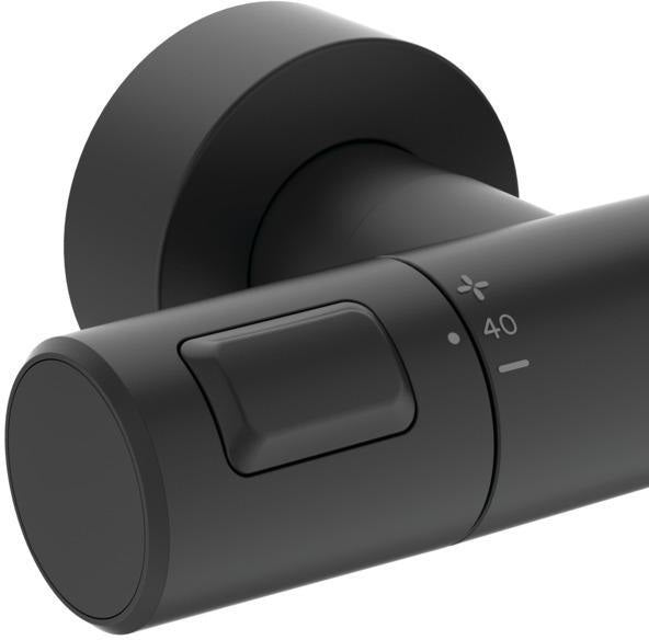 Ideal Standard Duschsystem Ceratherm T25 KB d:300mm Stick-Handbrause Silk Black