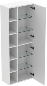 Ideal Standard Hochschrank Finesse 600x300x1600mm, Tür rechts, Greige matt, Softclose