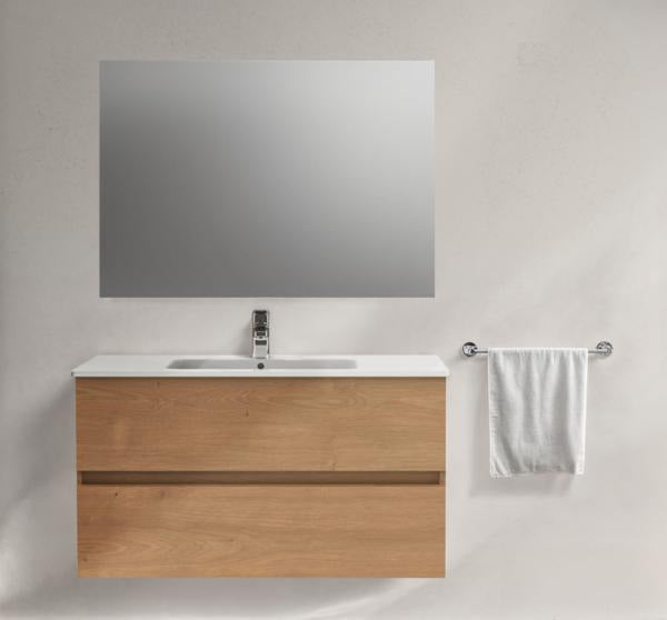 Ideal Standard MWT-Unterschrank Eurovit+ 1000mm, 2 Auszüge, grau lackiert, wandhängend, Softclose