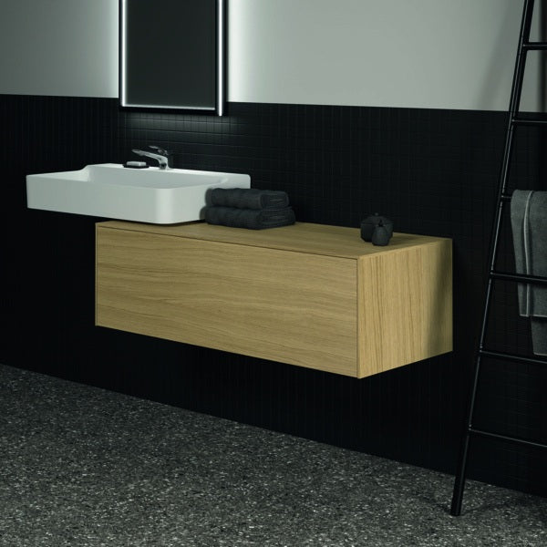 Ideal Standard Conca Waschtischunterschrank 1202 mm, 1 Auszug, Weiß, Push-Open & Softclose