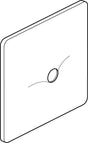 Ideal Standard IS Rosette für Urinal, Edelstahl – Edelstahloptik, Serie: Serienübergreifend