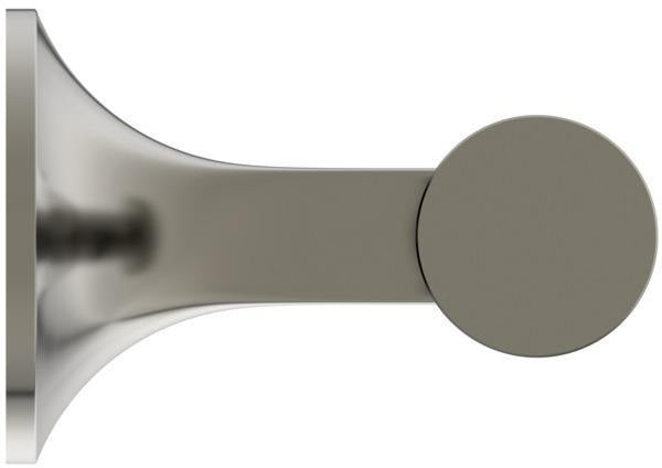 Ideal Standard Doppelter Handtuchhaken La Dolce Vita Silver Storm – Wandmontage, Messing, verdeckte Befestigung