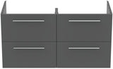 Ideal Standard i.life B Waschtischunterschrank 1200 mm, 4 Auszüge, Weiß matt, wandhängend