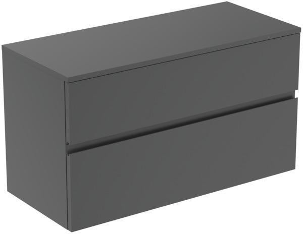 Ideal Standard Finesse Waschtischunterschrank 1002 mm, 2 Auszüge, Greige matt