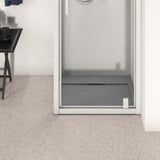 Ideal Standard Ultra Flat S i.life Quadrat-Brausewanne 700x700x30 mm Carraraweiß – Mineralguss mit Rutschhemmung