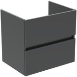 Ideal Standard Eurovit+ Möbelpaket mit Waschtisch 51 cm, Unterschrank 50 cm und 2 Auszügen in Grau