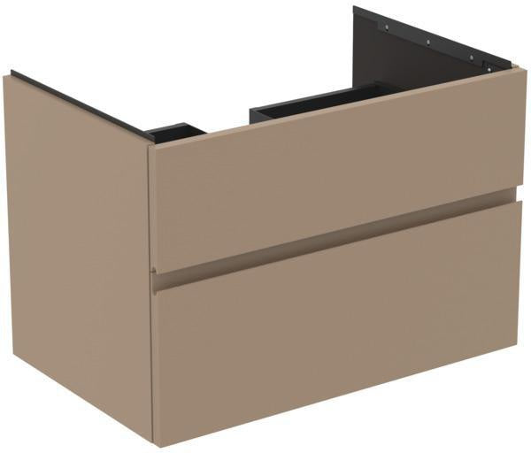 IDEAL STANDARD Finesse Möbelwaschtischunterschrank 800 mm mit 2 Auszügen, Greige matt