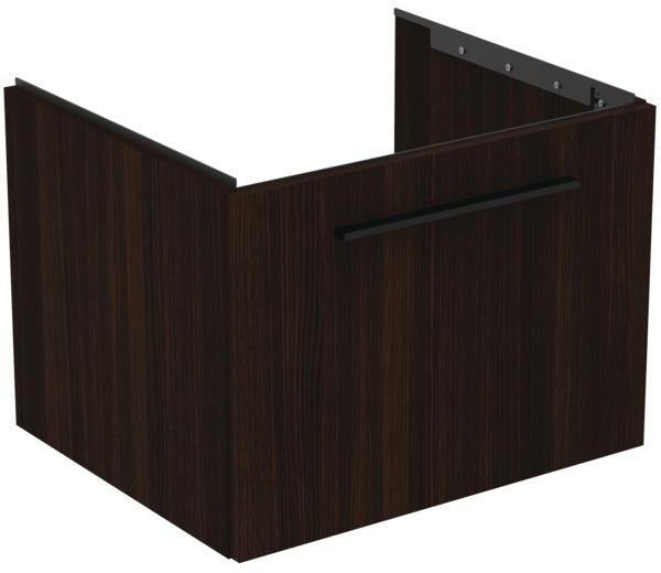 Ideal Standard i.life B Möbel-Set 160 cm – 2 Auszüge, 1 offenes Fach, Gr. Schwarz Weiß matt