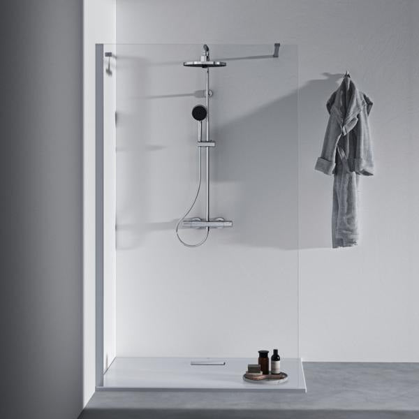 Ideal Standard Duschsystem Ceratherm T25+ Eco mit Brausethermostat Chrom – Verbrühschutz & 2 Strahlarten