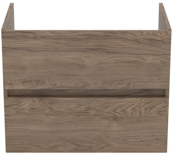 IDEAL STANDARD Waschtischunterschrank Eurovit+ 700 mm mit 2 Softclose-Auszügen in Grau