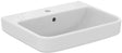 Ideal Standard i.life B Waschtisch 550x440mm Weiß mit 1 Hahnloch und Überlauf